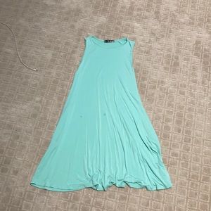 Plain Teal Dress